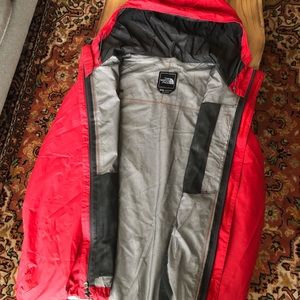 North Face Red Windbreaker size small